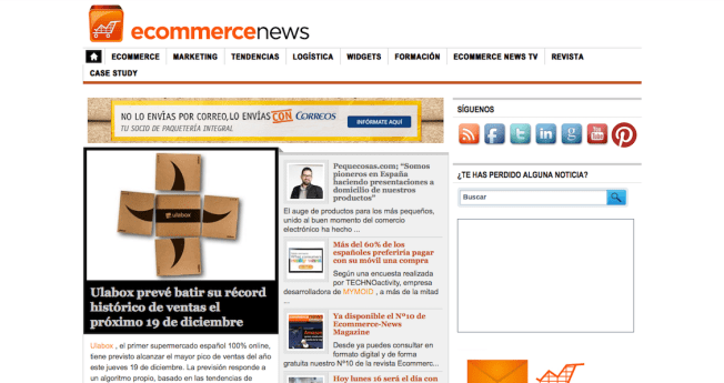 Cabecera Ecommerce News